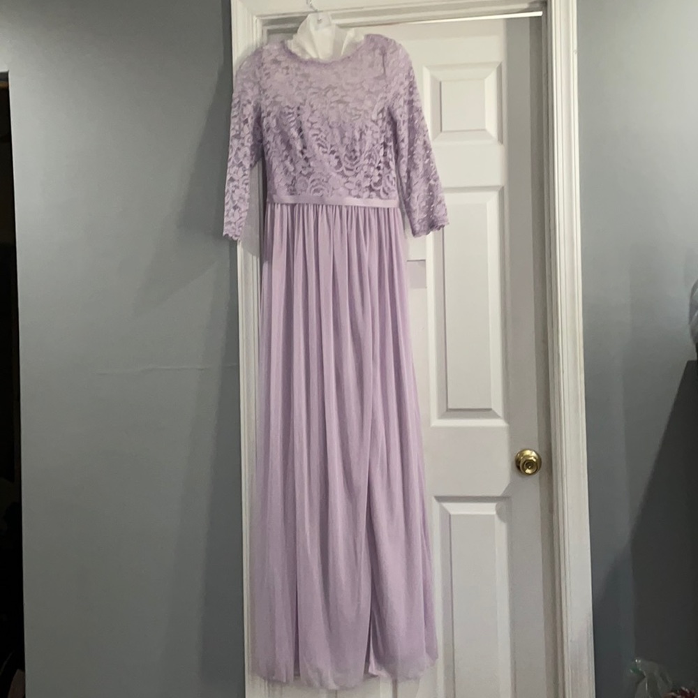 NWT David’s Bridal 3/4 length sleeve dress